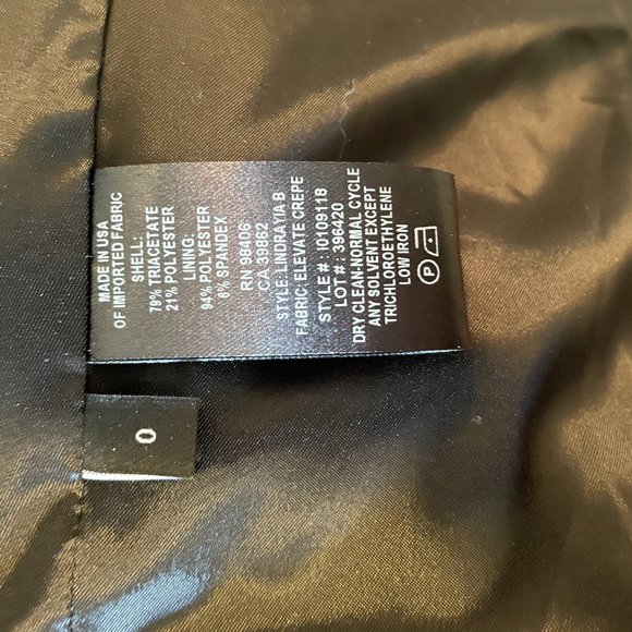 Theory Blazer (Similar to Lindrayia Blazer Style on website) Black Size 0 - Picture 5 of 5